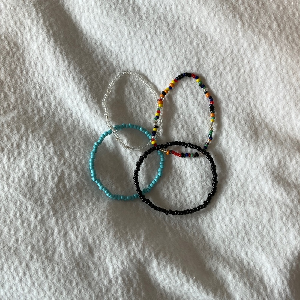 bracelets, can be bought all together or individually for varying prices